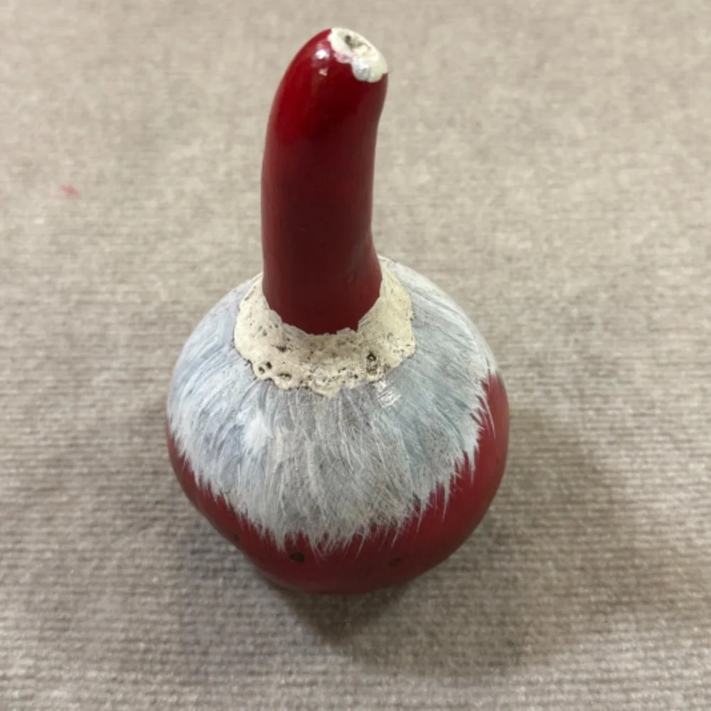 Santa Claus Gourd Hand Painted Christmas Folk Art Decor 8